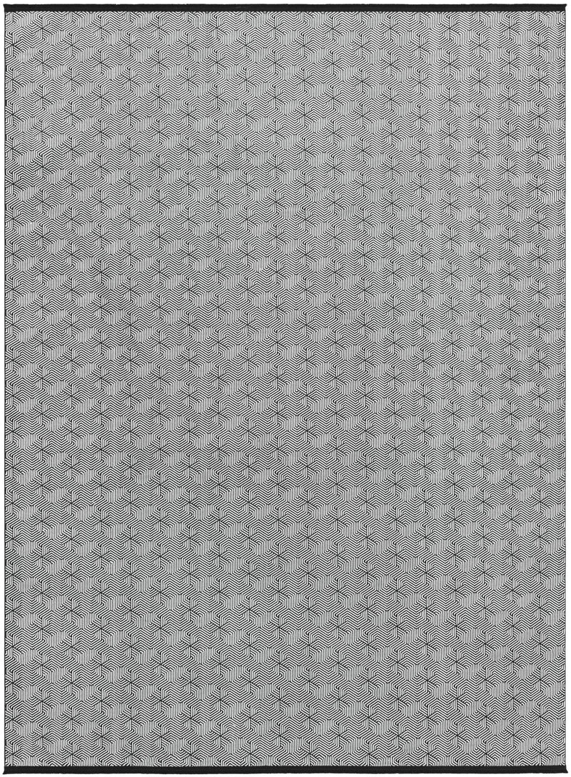 Roma Elegance Collection Area Rug -  Colosseo Rectangle Black and White Main