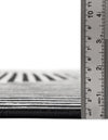 Roma Elegance Collection Area Rug -  Pantheon Rectangle Black and White  lifestyle 5