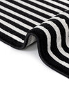 Roma Elegance Collection Area Rug -  Pantheon Rectangle Black and White  lifestyle 10