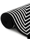Roma Elegance Collection Area Rug -  Pantheon Rectangle Black and White  lifestyle 12