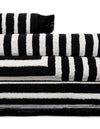 Roma Elegance Collection Area Rug -  Pantheon Rectangle Black and White  lifestyle 14