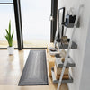Roma Elegance Collection Area Rug -  Pantheon Runner Black and White  lifestyle 47