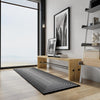 Roma Elegance Collection Area Rug -  Pantheon Runner Black and White  lifestyle 51