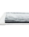 Roma Elegance Collection Area Rug -  Palatino Rectangle Black and White  lifestyle 7