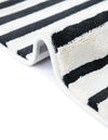 Roma Elegance Collection Area Rug -  Palatino Rectangle Black and White  lifestyle 10