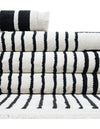 Roma Elegance Collection Area Rug -  Palatino Rectangle Black and White  lifestyle 14