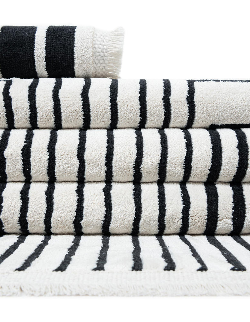 Roma Elegance Collection Area Rug -  Palatino Rectangle Black and White  lifestyle 14