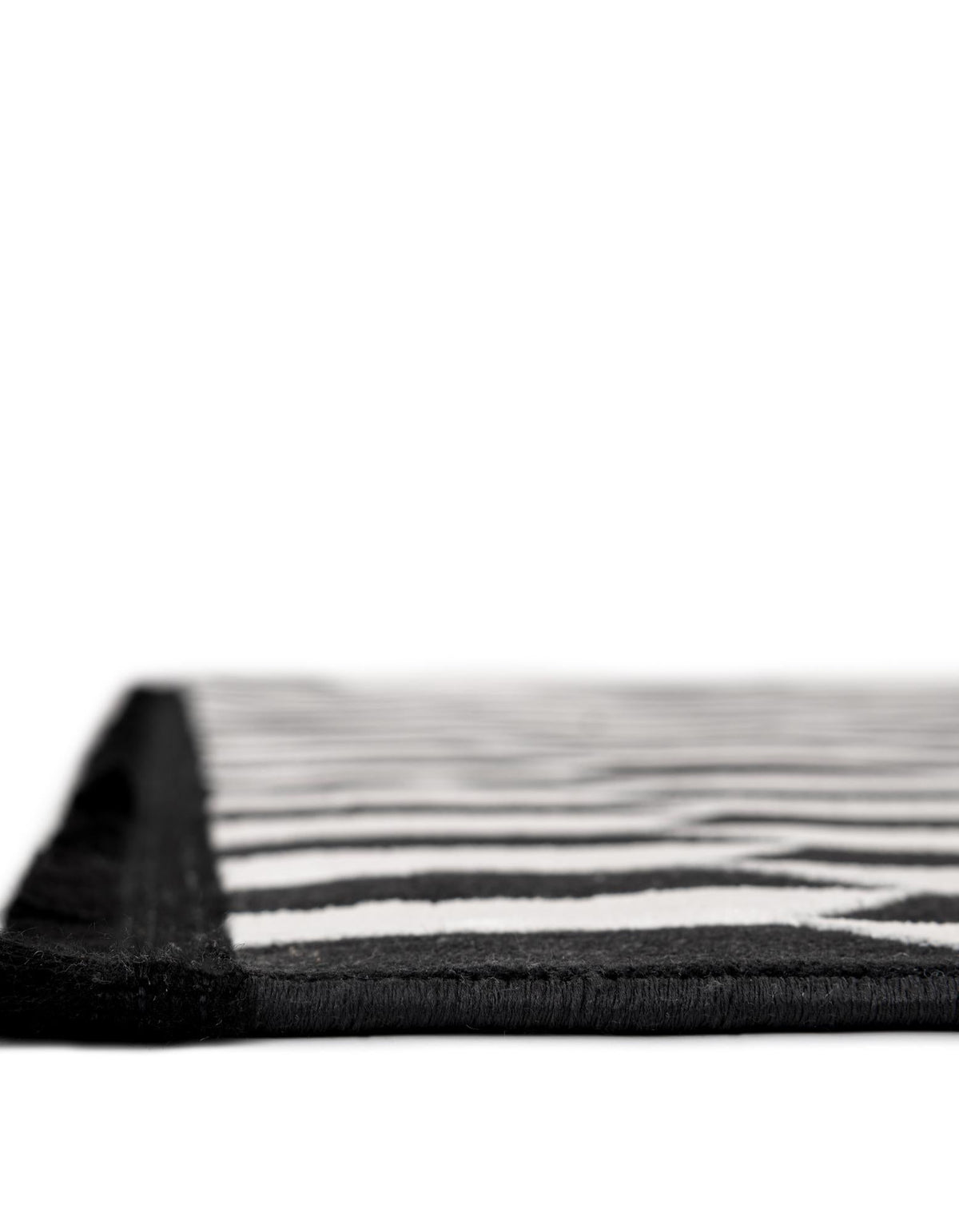 Roma Elegance Collection Area Rug -  Trevi Rectangle Black and White  lifestyle 7