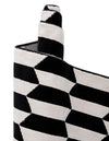 Roma Elegance Collection Area Rug -  Trevi Rectangle Black and White  lifestyle 11