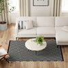 Roma Elegance Collection Area Rug -  Trevi Rectangle Black and White  lifestyle 15