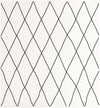Roma Elegance Collection Area Rug -  Piazza Square Black and White  lifestyle 20