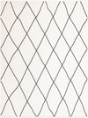 Roma Elegance Collection Area Rug -  Piazza Rectangle Black and White Main