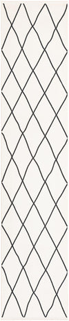 Roma Elegance Collection Area Rug -  Piazza Runner Black and White  lifestyle 19