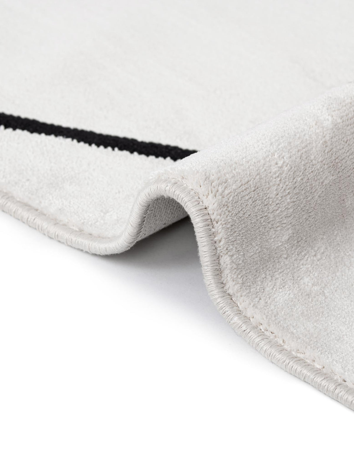Roma Elegance Collection Area Rug -  Piazza Rectangle Black and White  lifestyle 10