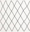 Roma Elegance Collection Area Rug -  Piazza Square Black and White  lifestyle 18