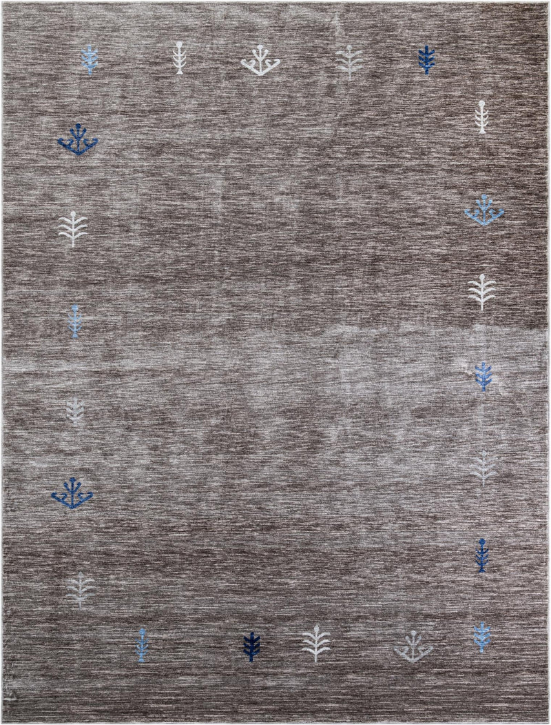 Zagros Shades Collection Area Rug -  Yasuj Rectangle Gray Brown  lifestyle 2