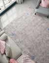 Zagros Shades Collection Area Rug -  Yasuj Rectangle Gray Brown  lifestyle 8
