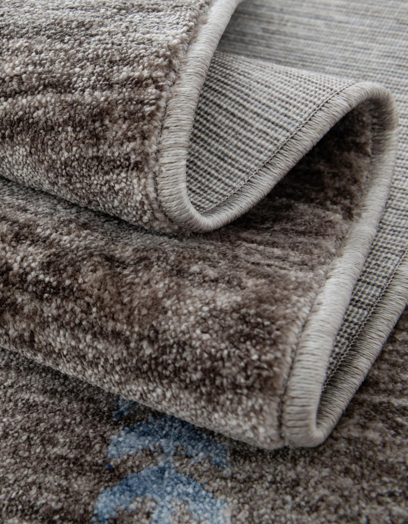 Zagros Shades Collection Area Rug -  Yasuj Rectangle Gray Brown  lifestyle 26