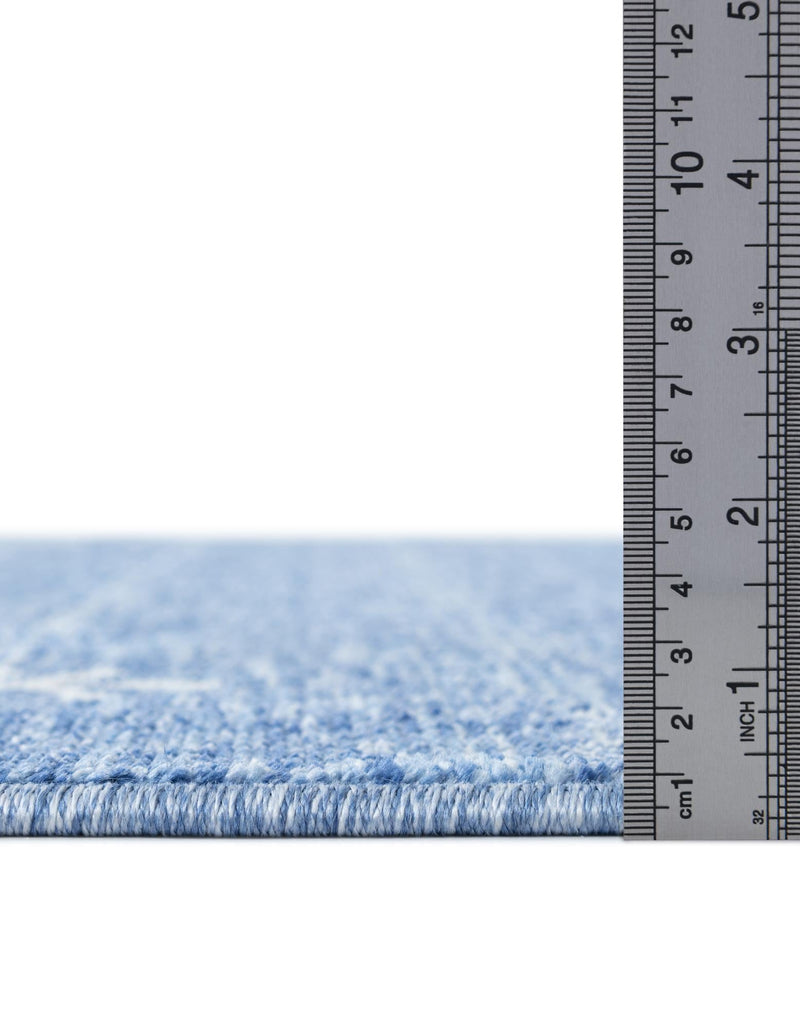 Zagros Shades Collection Area Rug -  Yasuj Rectangle Navy Blue  lifestyle 9