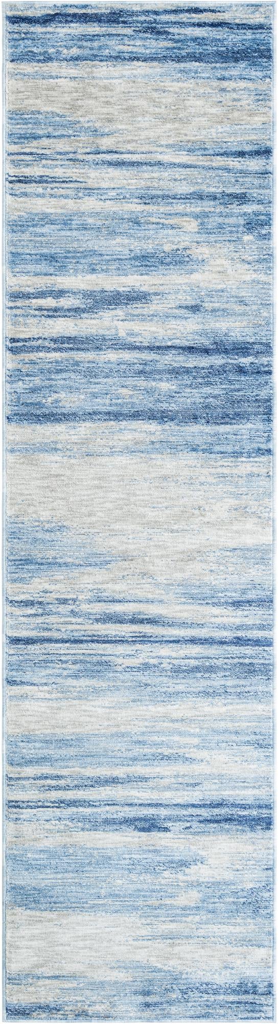 Zagros Shades Collection Area Rug -  Sepidan Runner Blue Ivory  lifestyle 15