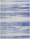Zagros Shades Collection Area Rug -  Sepidan Rectangle Blue Ivory  lifestyle 2