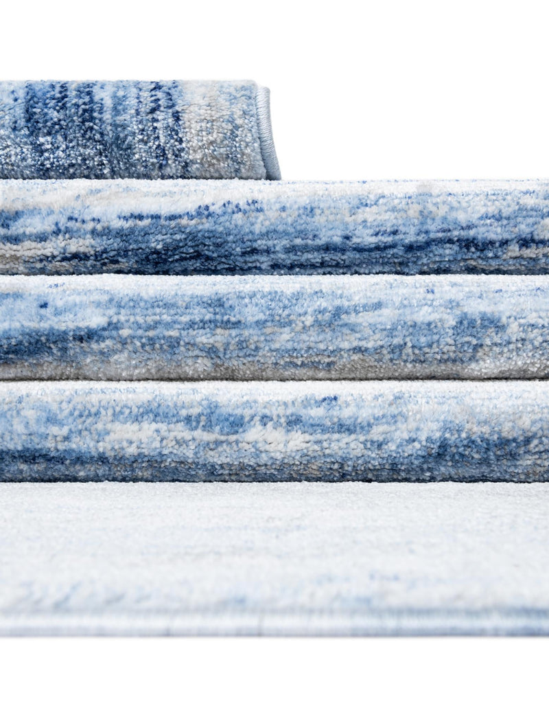 Zagros Shades Collection Area Rug -  Sepidan Rectangle Blue Ivory  lifestyle 14