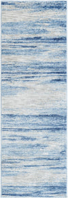 Zagros Shades Collection Area Rug -  Sepidan Runner Blue Ivory  lifestyle 28