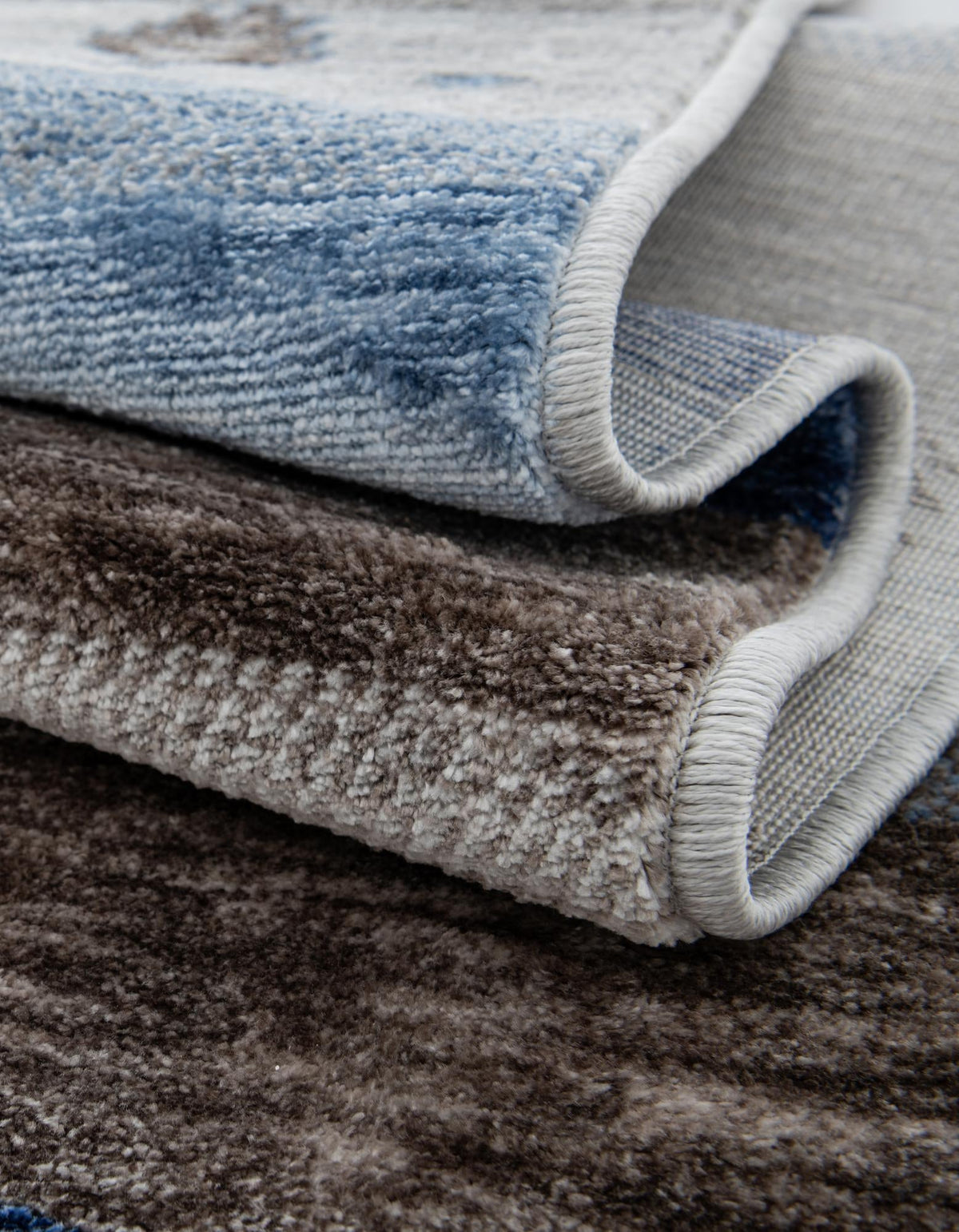 Zagros Shades Collection Area Rug -  Behbahan Rectangle Blue Gray  lifestyle 13