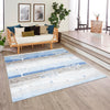 Zagros Shades Collection Area Rug -  Behbahan Square Blue Gray  lifestyle 56