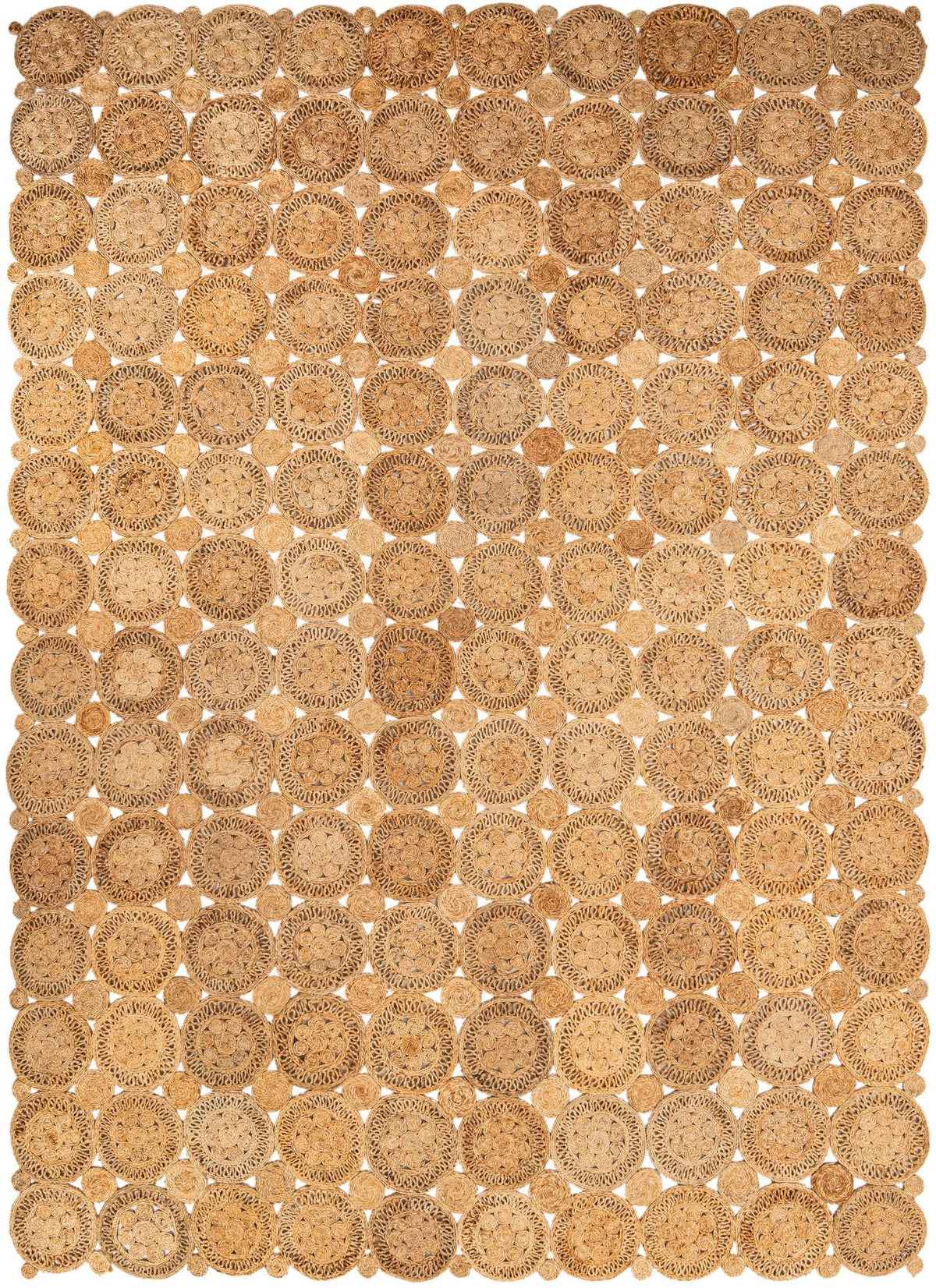 Woven Seaside Jute Collection Area Rug - Whittaker Rectangle Natural Main