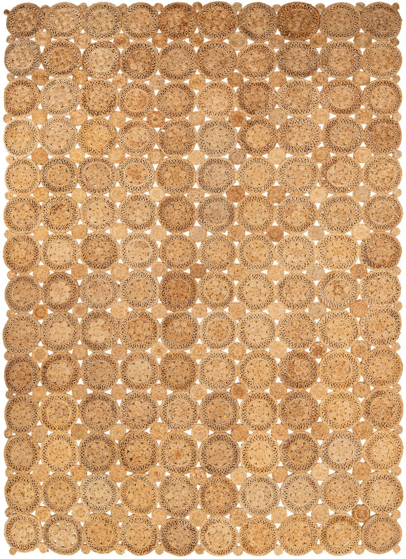 Woven Seaside Jute Collection Area Rug - Whittaker Rectangle Natural Main