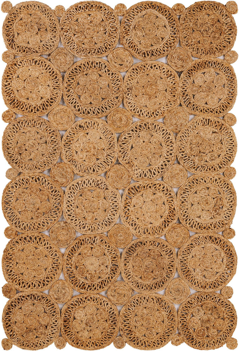 Woven Seaside Jute Collection Area Rug - Whittaker Rectangle Natural  lifestyle 2
