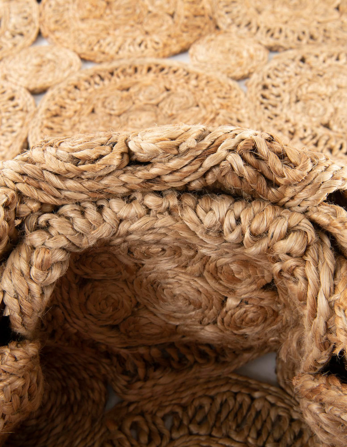Woven Seaside Jute Collection Area Rug - Whittaker Rectangle Natural  lifestyle 6