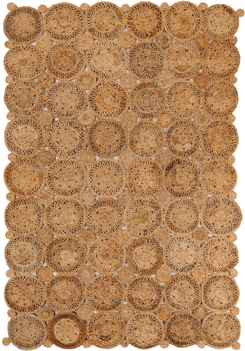 Woven Seaside Jute Collection Area Rug - Whittaker Rectangle Natural  lifestyle 3