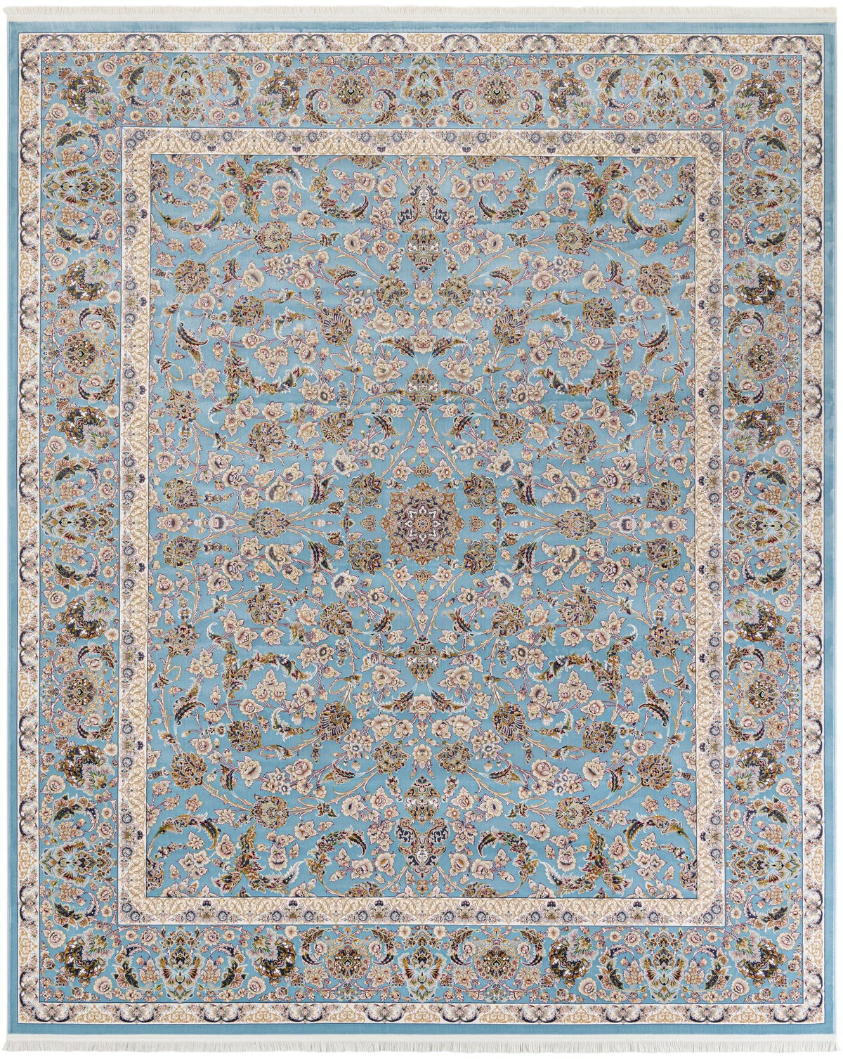 Murano Collection Area Rug -  Burano Rectangle Blue  lifestyle 2