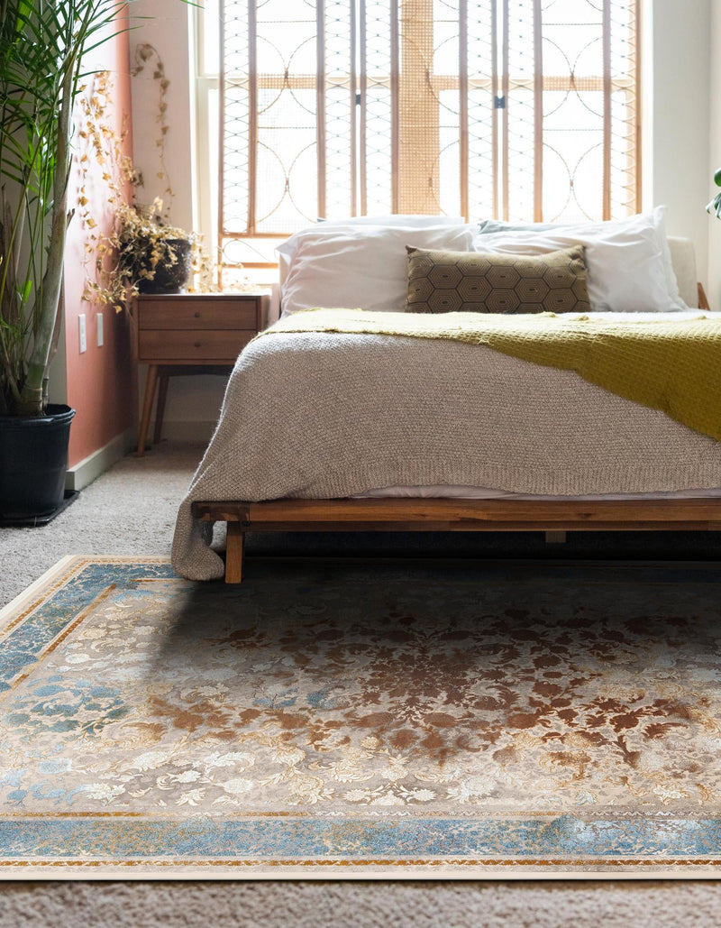 Verona Collection Area Rug - Milan Rectangle Beige  lifestyle 16