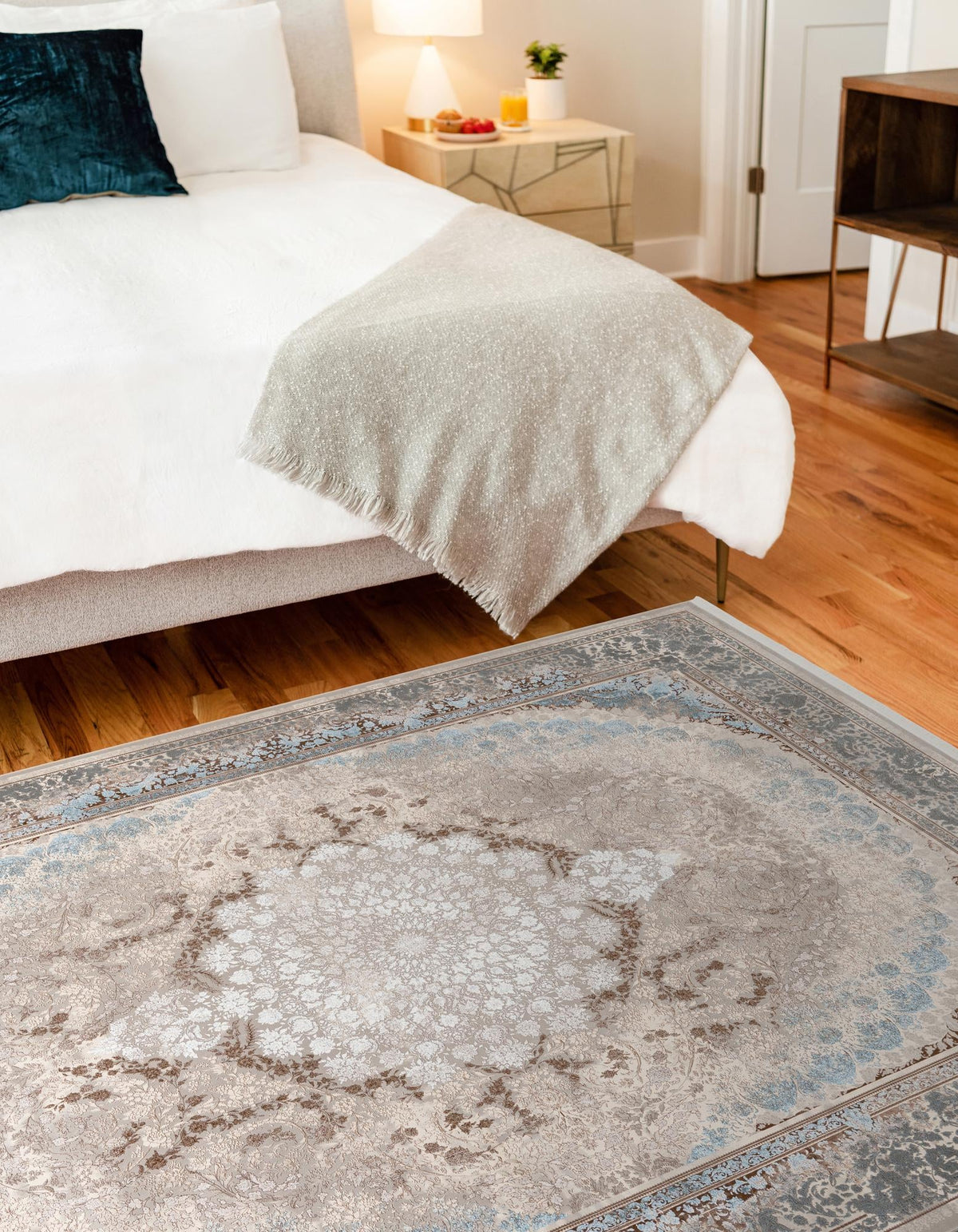 Verona Collection Area Rug - Venice Rectangle Beige  lifestyle 7