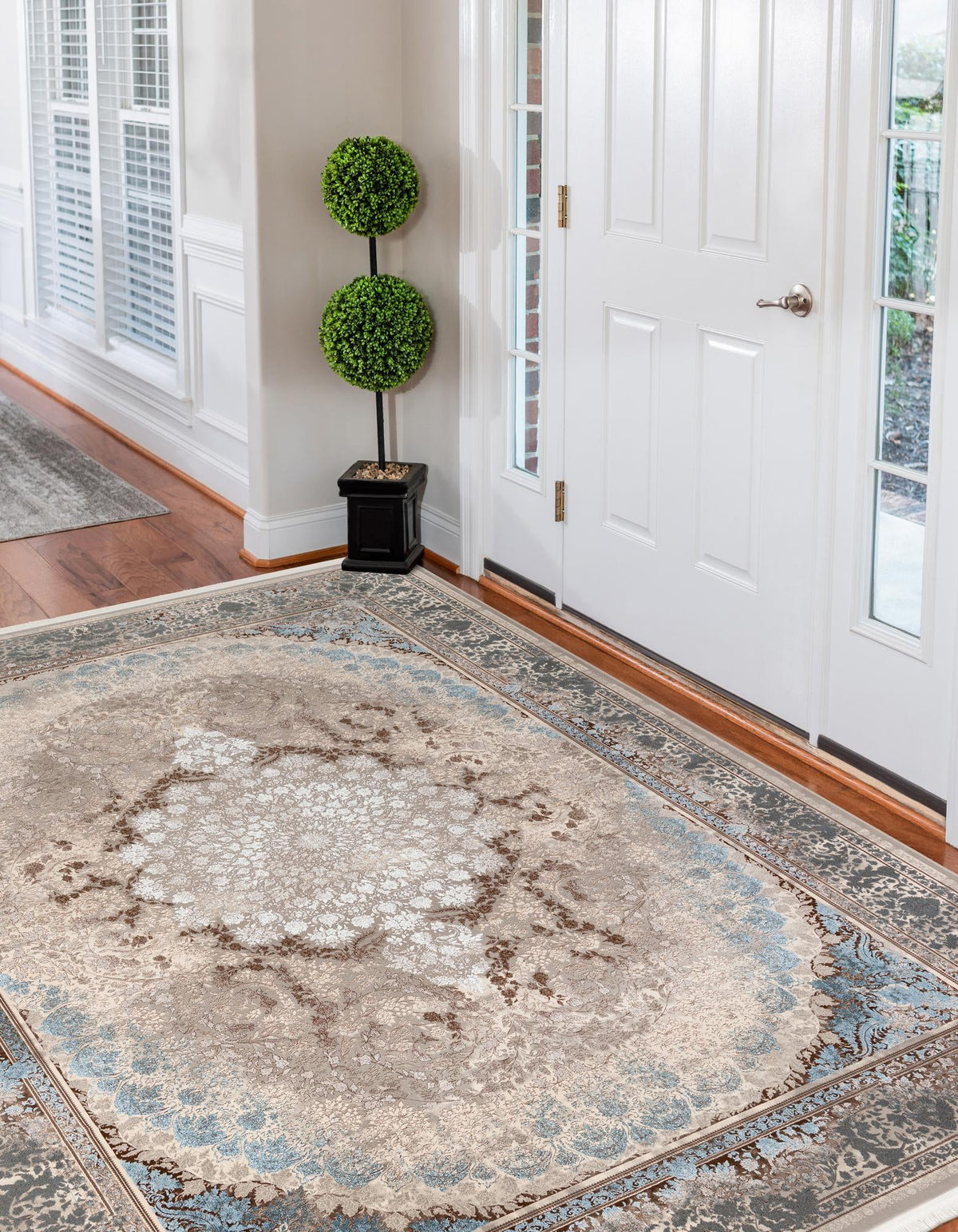 Verona Collection Area Rug - Venice Rectangle Beige  lifestyle 11