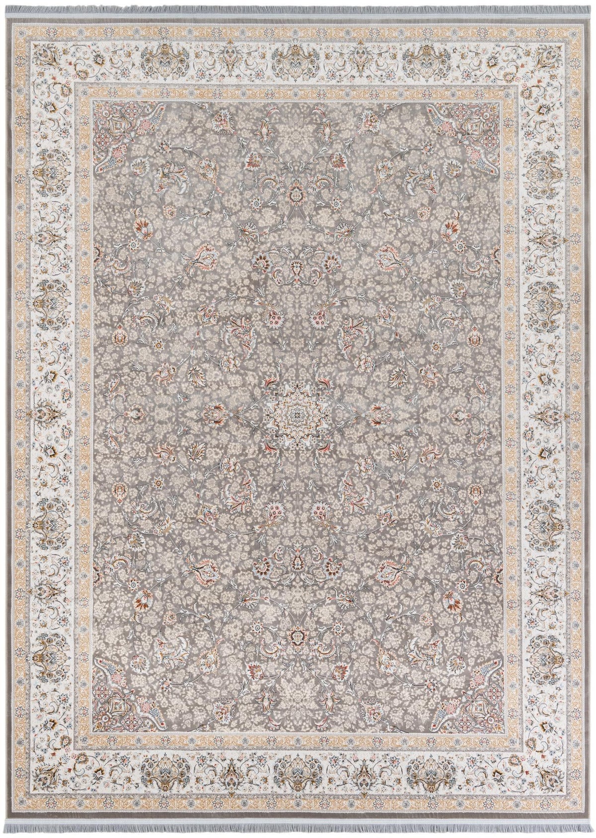 Alexandria Collection Area Rug - Cairo Rectangle Gray Main