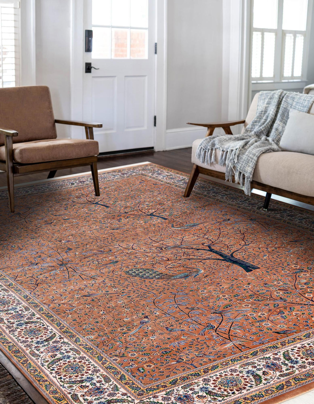 Calliope Collection Area Rug - Athenia Rectangle Beige  lifestyle 5