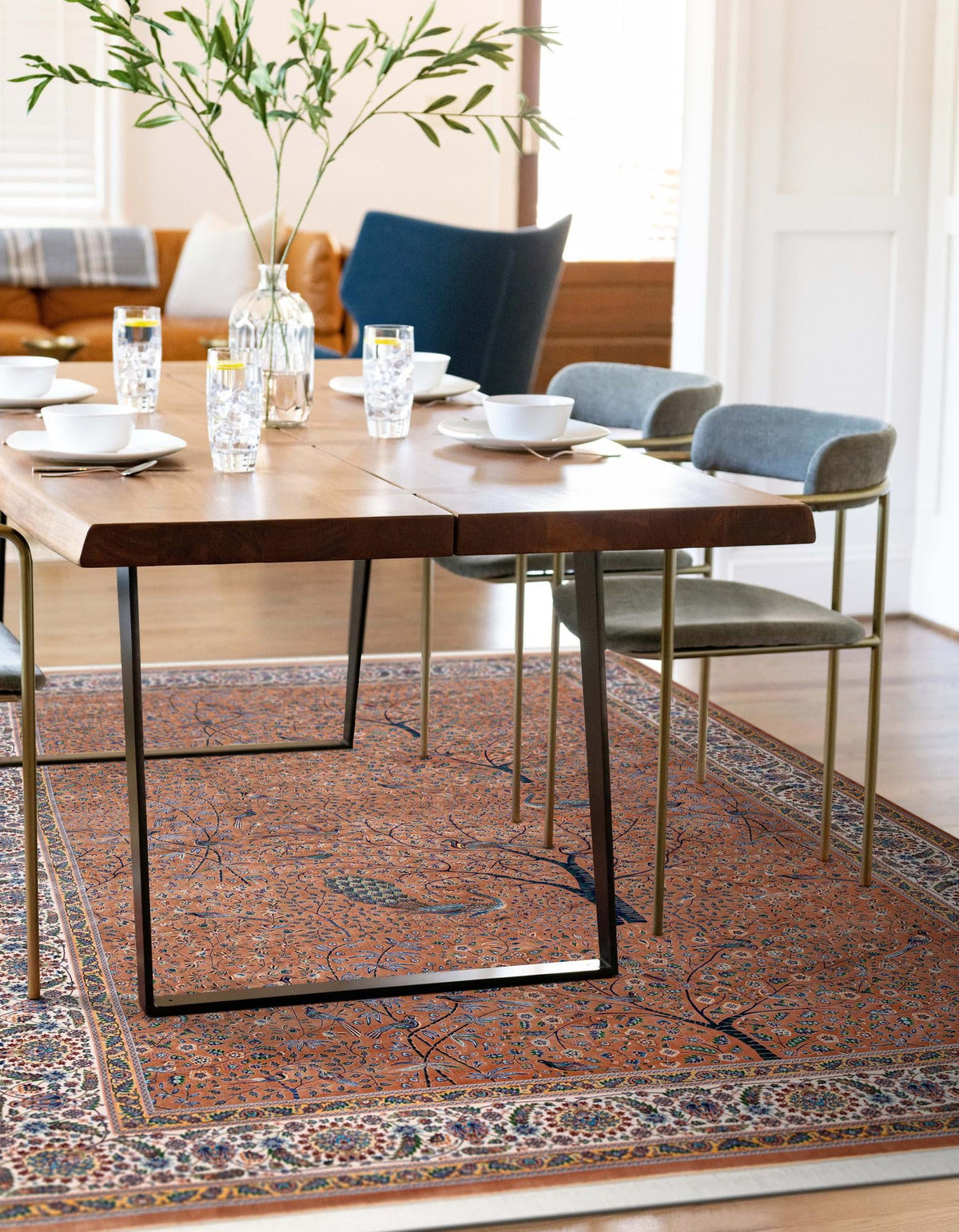 Calliope Collection Area Rug - Athenia Rectangle Beige  lifestyle 9