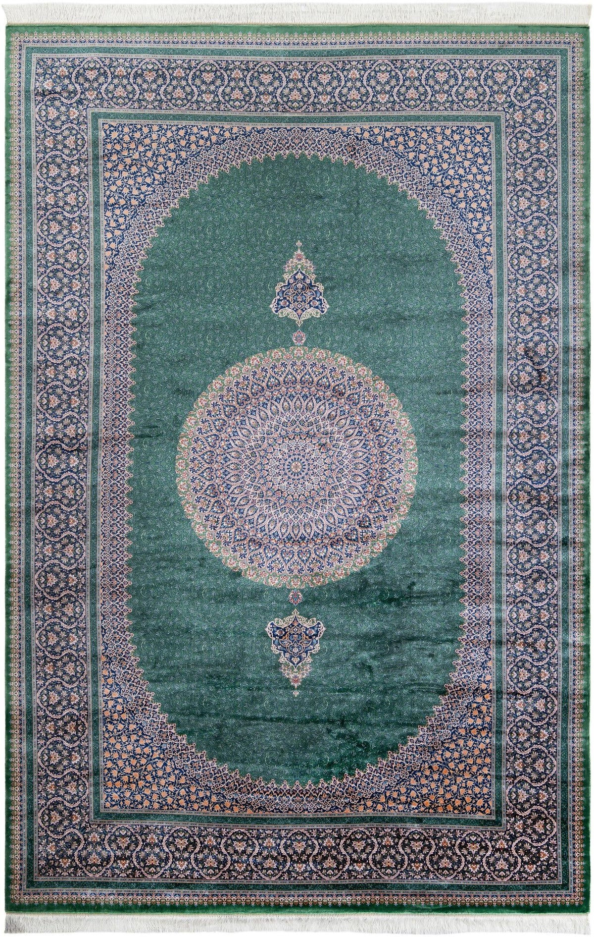 Calliope Collection Area Rug -  Delphi Rectangle Green Main