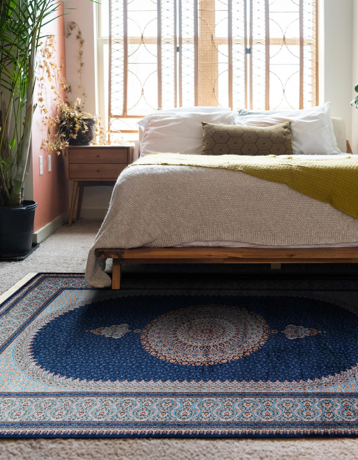 Calliope Collection Area Rug -  Delphi Rectangle Blue  lifestyle 15