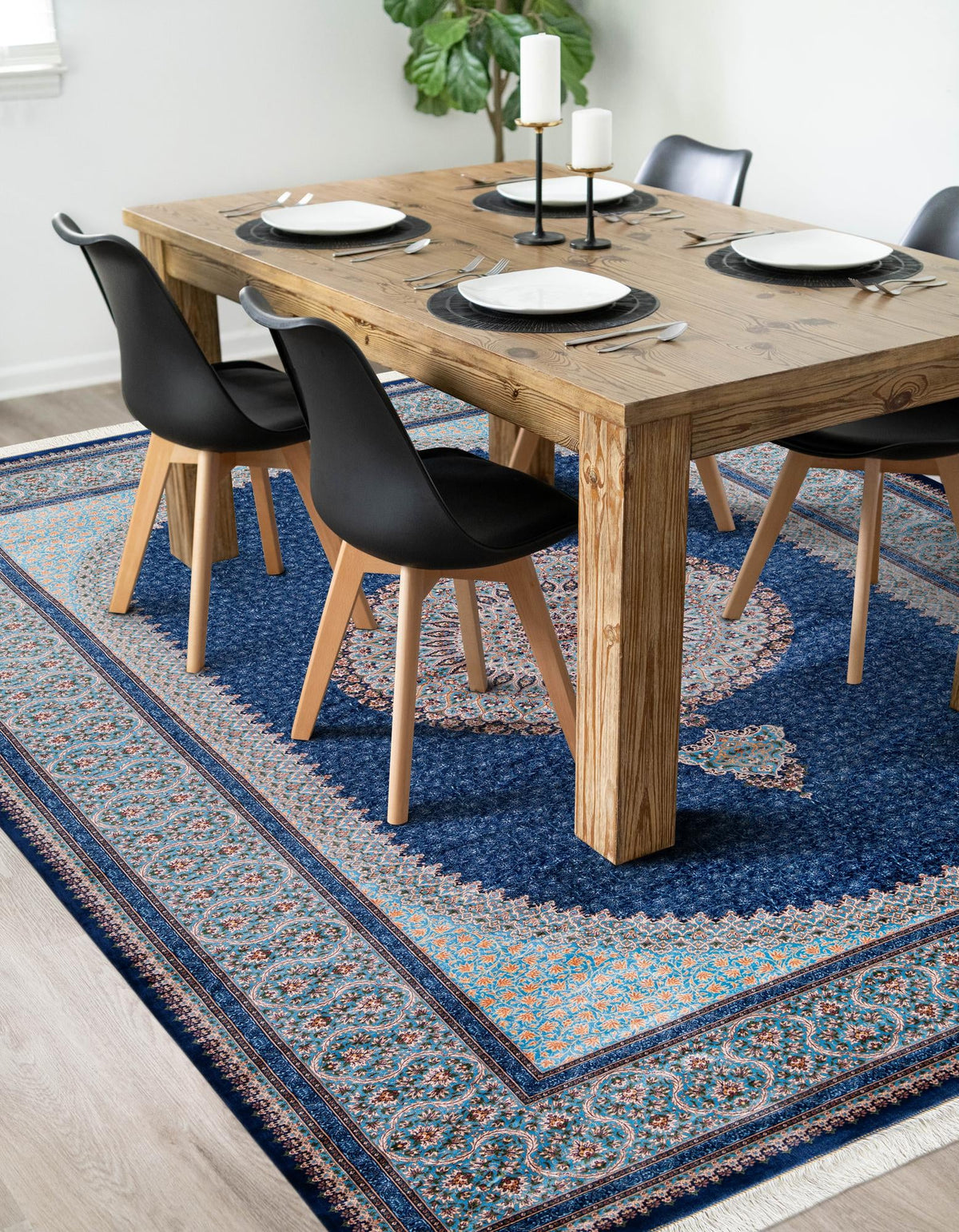 Calliope Collection Area Rug -  Delphi Rectangle Blue  lifestyle 17