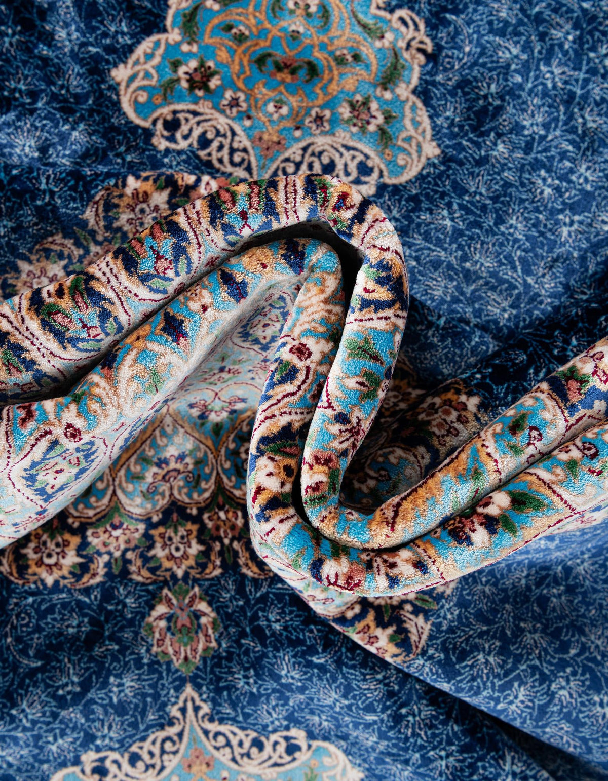 Calliope Collection Area Rug -  Delphi Rectangle Blue  lifestyle 29