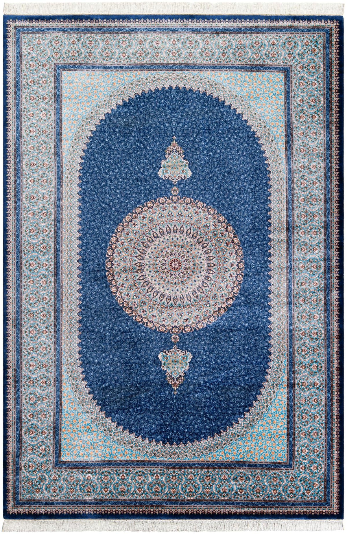 Calliope Collection Area Rug -  Delphi Rectangle Blue  lifestyle 2