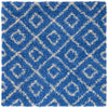 Lattice Loft Shag Collection Area Rug - Soho (Periwinkle.Blue) Square Periwinkle.Blue Main