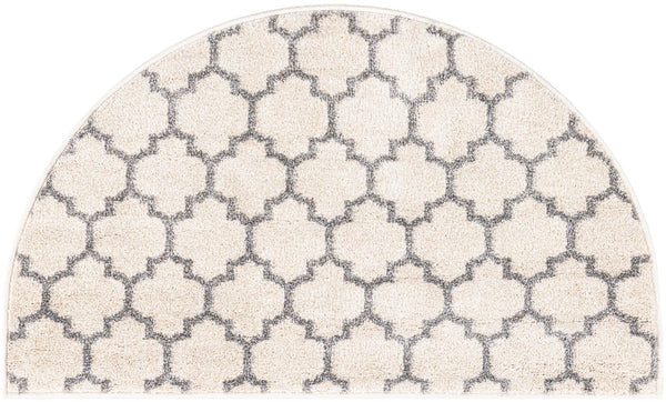 Lattice Gardens Collection Area Rug -  Bloomfield (Beige and Gray) Hearth Beige and Gray  lifestyle 25