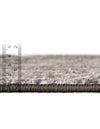 Dover Terrace Collection Area Rug -  Lagoon (Dark Gray) Square Dark Gray  lifestyle 1