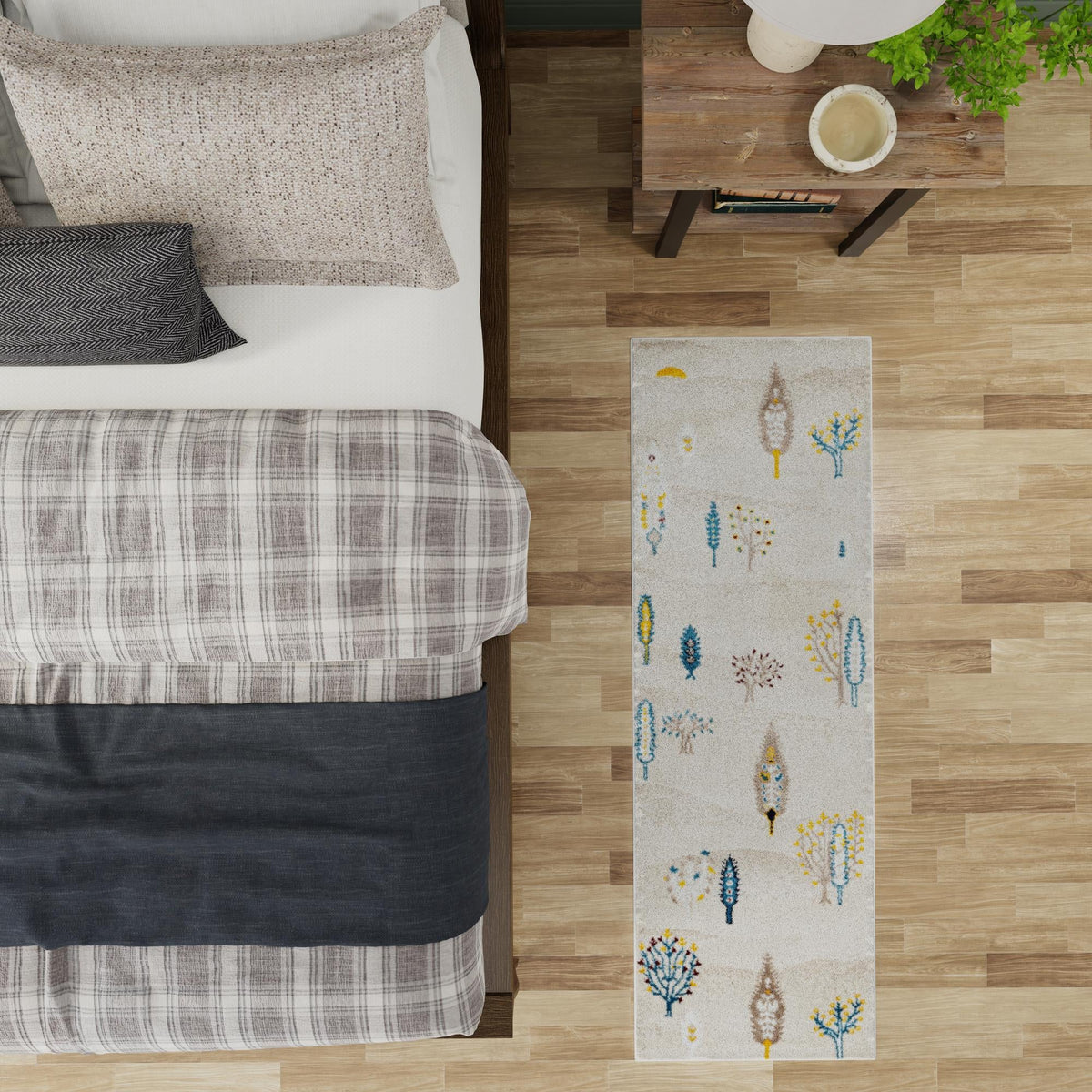 Coastal Haven Collection Area Rug -  Surfside Runner Ivory  lifestyle 90